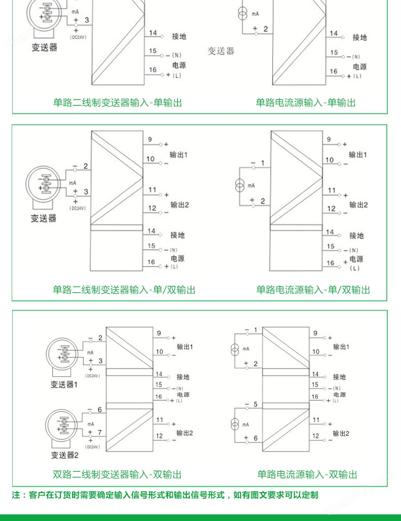 蘇州天(tiān)康(kāng)TRPD-11D一入二出4-20MA信号隔離(lí)器